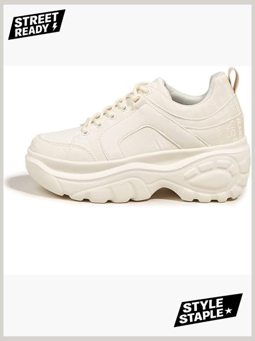 Chunky Platform Dad Sneakers Lace-Up Walking Shoes